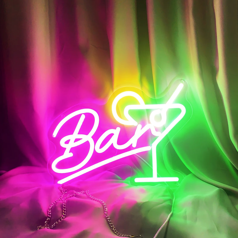 Glowing Neon LED Sign – USB Powered with Dimmer