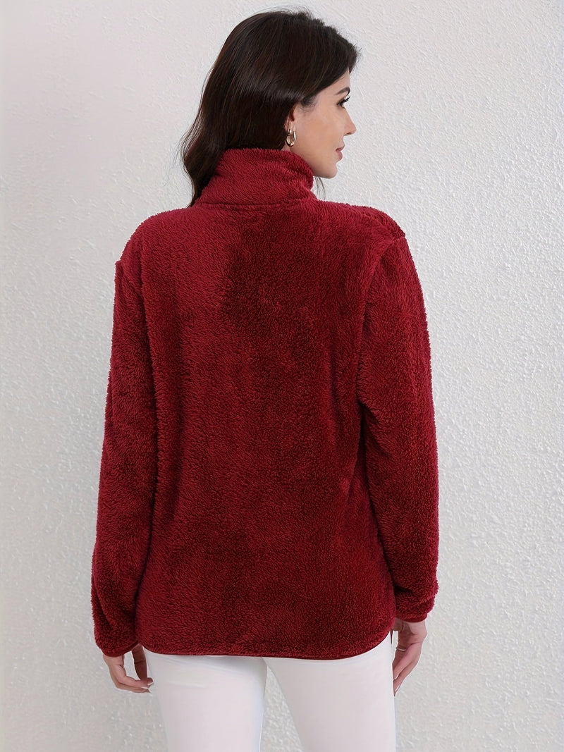 Sanne Teddy Fleece Kurtka - Miękka i Wygodna na Zimne Dni