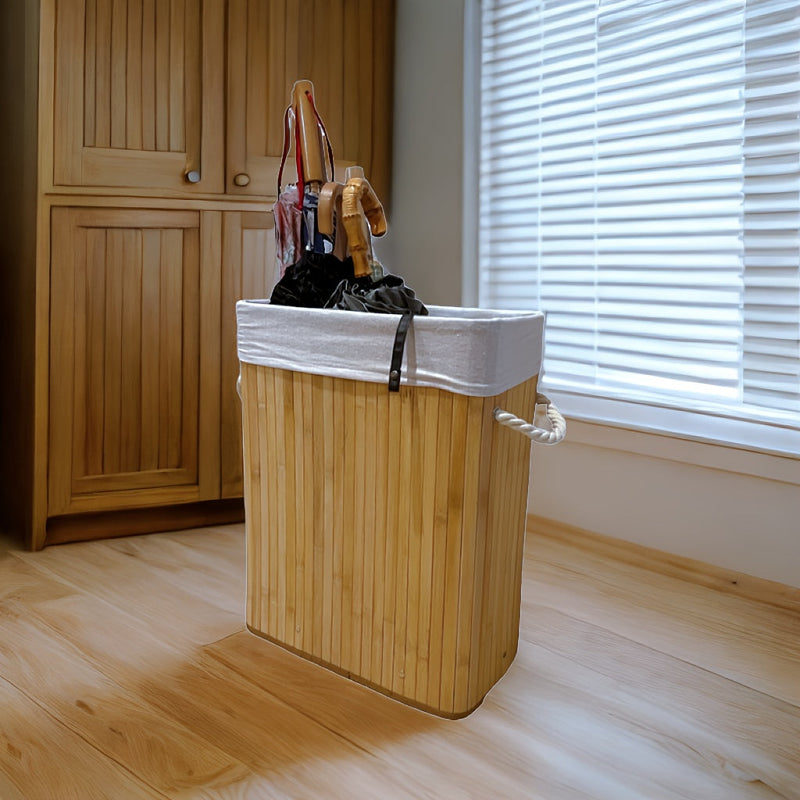 Kosz do przechowywania z bambusa - Trwały i praktyczny do każdego pomieszczenia