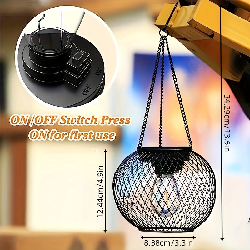 Wooden Solar Lamp for Garden – Ideal for Evening Lighting in the Garden