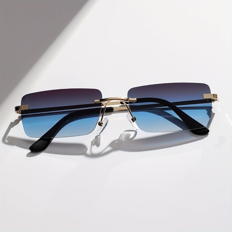 Stylish Frameless Sunglasses – Fashionable and Comfortable for Men