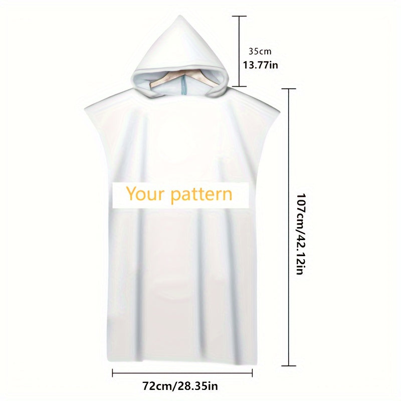 Kocyk Microfibra Stitch z Kapturem – Szybkoschnący i Odpowiedni do Użytku Wewnętrznego i Zewnętrznego