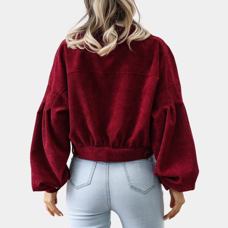 Elina - Jachetă Catifelată pentru Femei