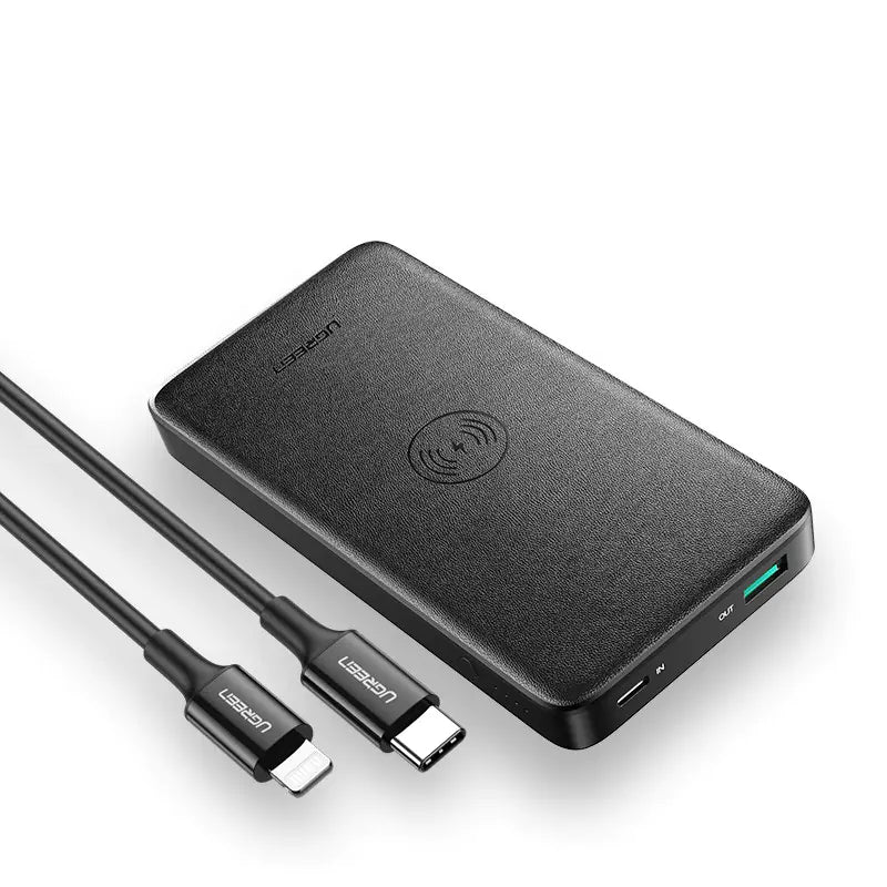 Încărcător wireless Powerbank – 10.000mAh Ieșire dublă