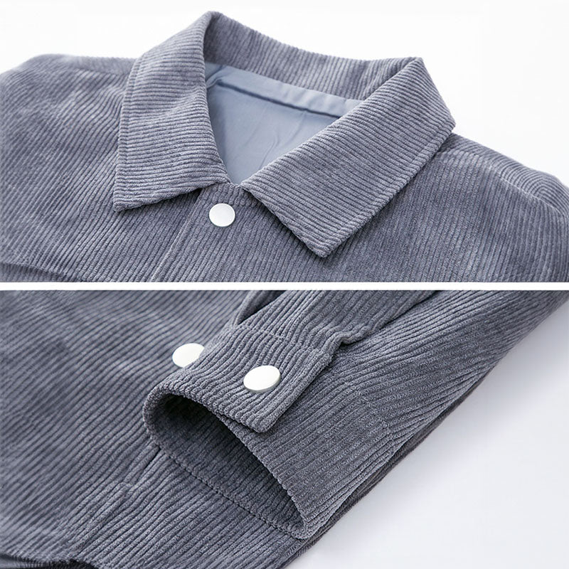 Moderní bunda coach z kordurové tkaniny – stylová vrstva pro muže