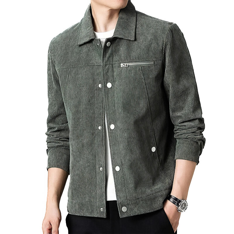 Moderní bunda coach z kordurové tkaniny – stylová vrstva pro muže