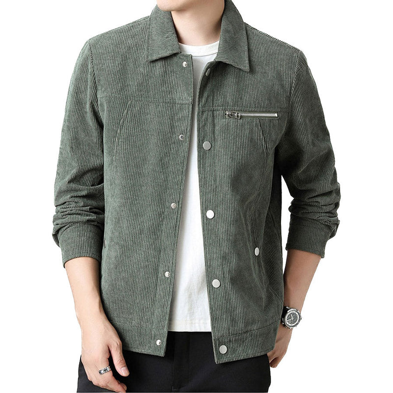 Moderní bunda coach z kordurové tkaniny – stylová vrstva pro muže