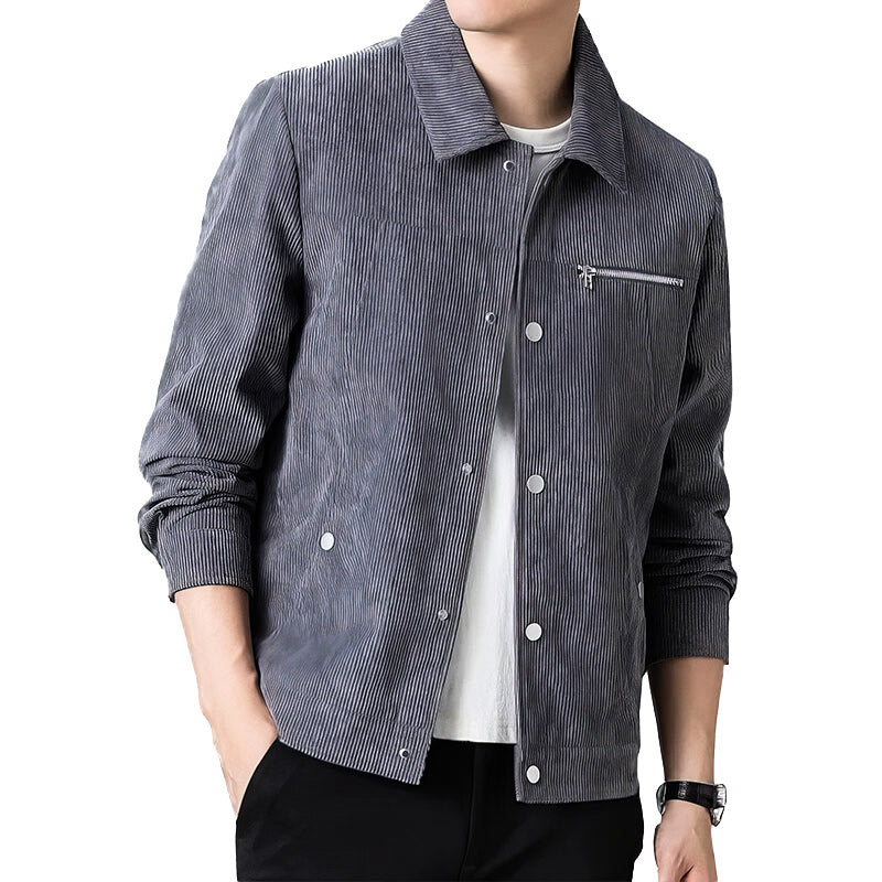 Moderní bunda coach z kordurové tkaniny – stylová vrstva pro muže