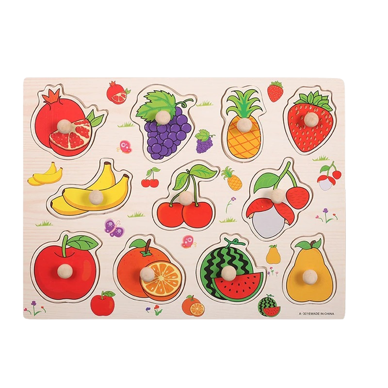 Drewniane Puzzle - Edukacyjna Zabawka z Różnorodnymi Tematami