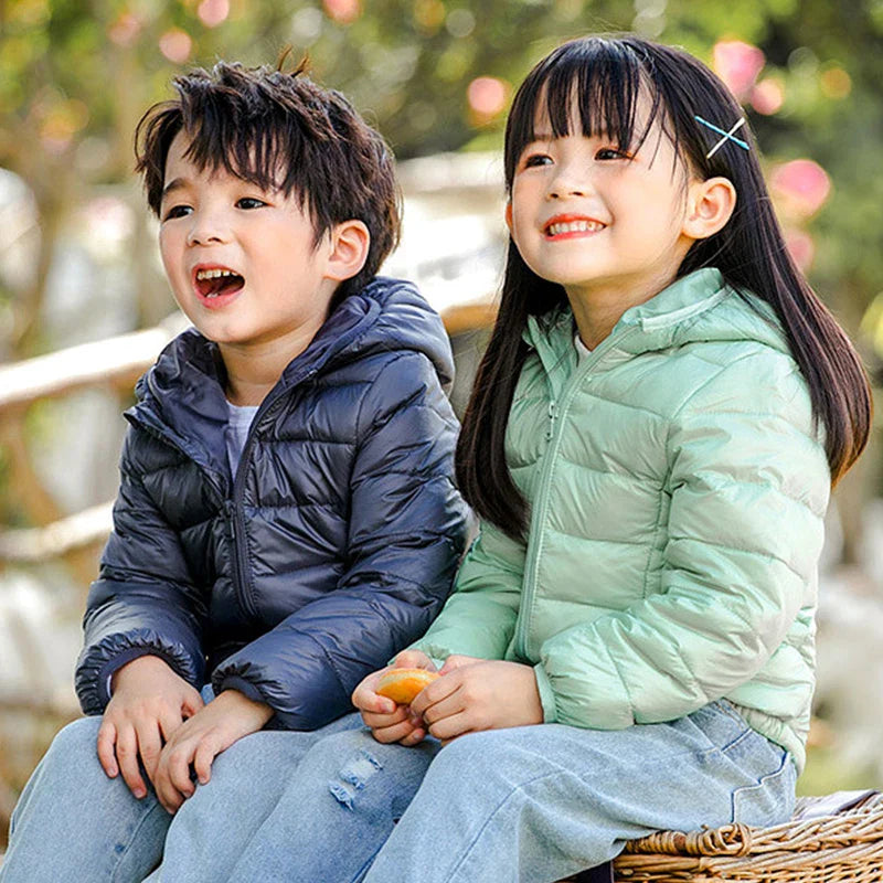 Luca Lekka Kurtka Puchowa dla Dzieci - Ciepła i Casualowa na Jesień i Zimę