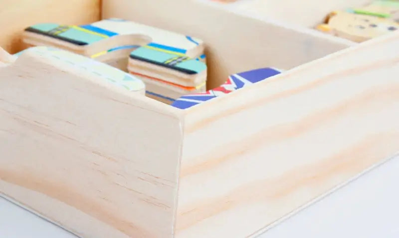 Edukacyjny zestaw puzzli z zwierzętami – Dla kreatywnego i pouczającego ubierania