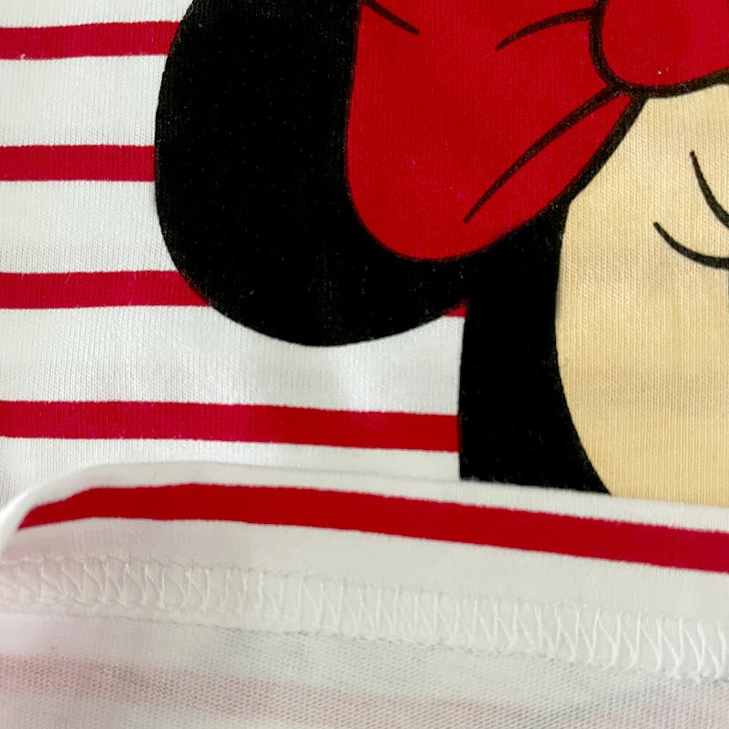 Zestaw Piżam Lotte Księżniczki dla Dzieci - Dwukolorowy Zestaw Piżam Minnie Mouse