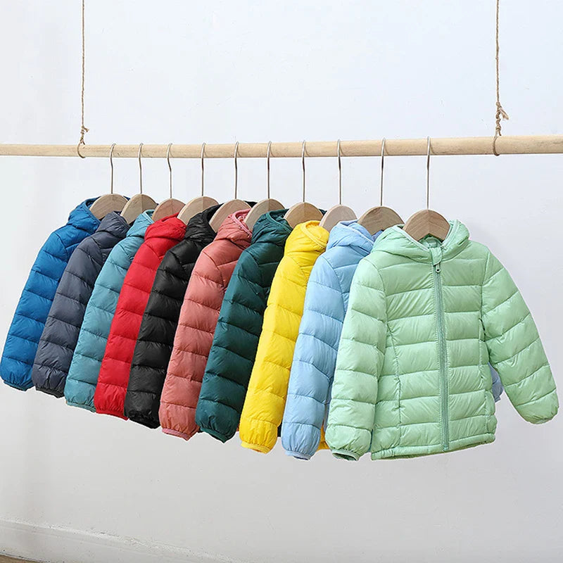 Luca Lekka Kurtka Puchowa dla Dzieci - Ciepła i Casualowa na Jesień i Zimę