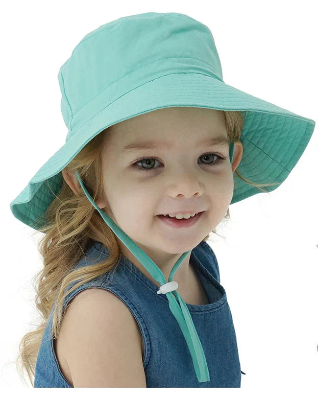 Kapelusz przeciwsłoneczny dla niemowląt – Ochronny kapelusz dla chłopców i dziewczynek w wieku 0-8 lat
