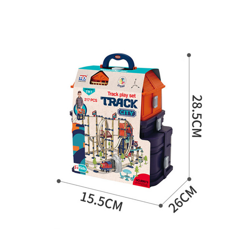 Zestaw Zabawek z Torami Kolejowymi – Nieskończona Zabawa w Budowanie dla Dzieci