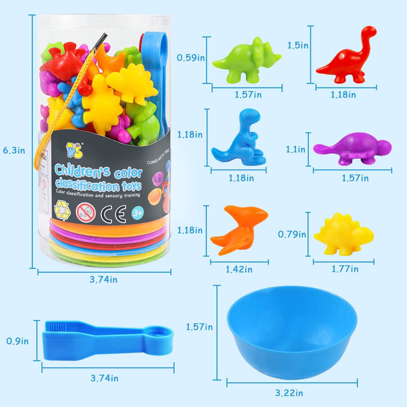 Dino Kolorowa Gra - Edukacyjna i Interaktywna