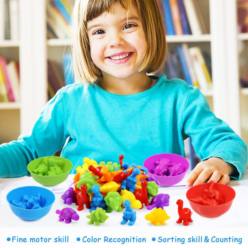 Dino Kolorowa Gra - Edukacyjna i Interaktywna