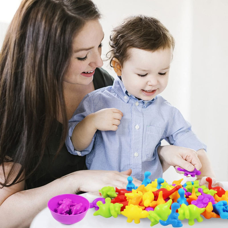 Dino Kolorowa Gra - Edukacyjna i Interaktywna