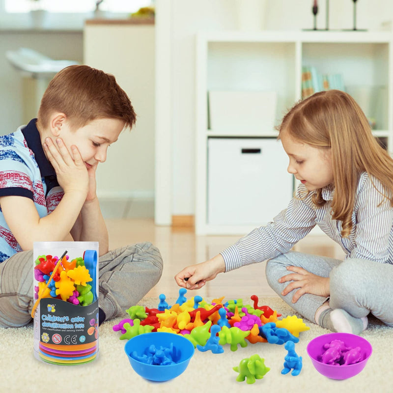 Dino Kolorowa Gra - Edukacyjna i Interaktywna