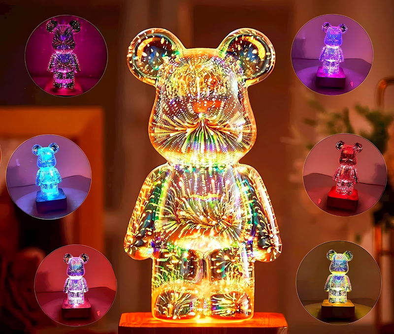 LumiBear - 3D Lampa Fajerwerkowa