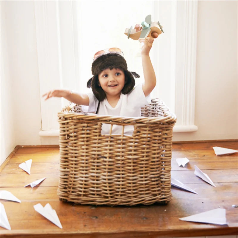 Kreatywna drewniana zabawka samolot – Na godziny wspaniałej zabawy