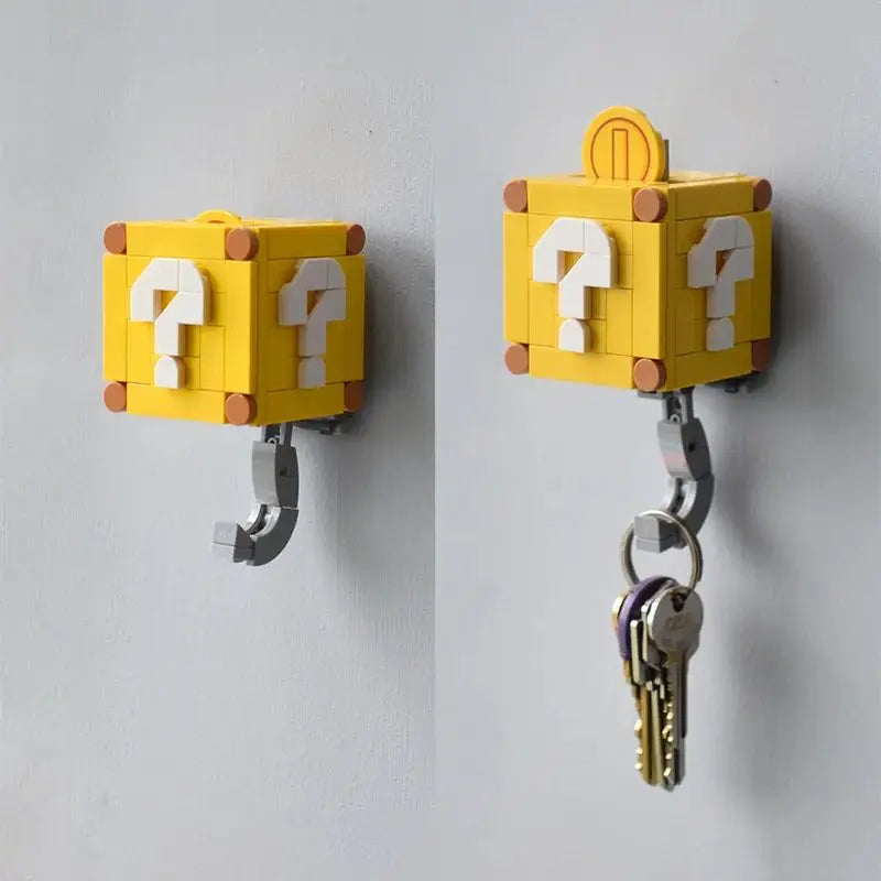 Keychain in the Shape of Building Blocks - Creative and Personal