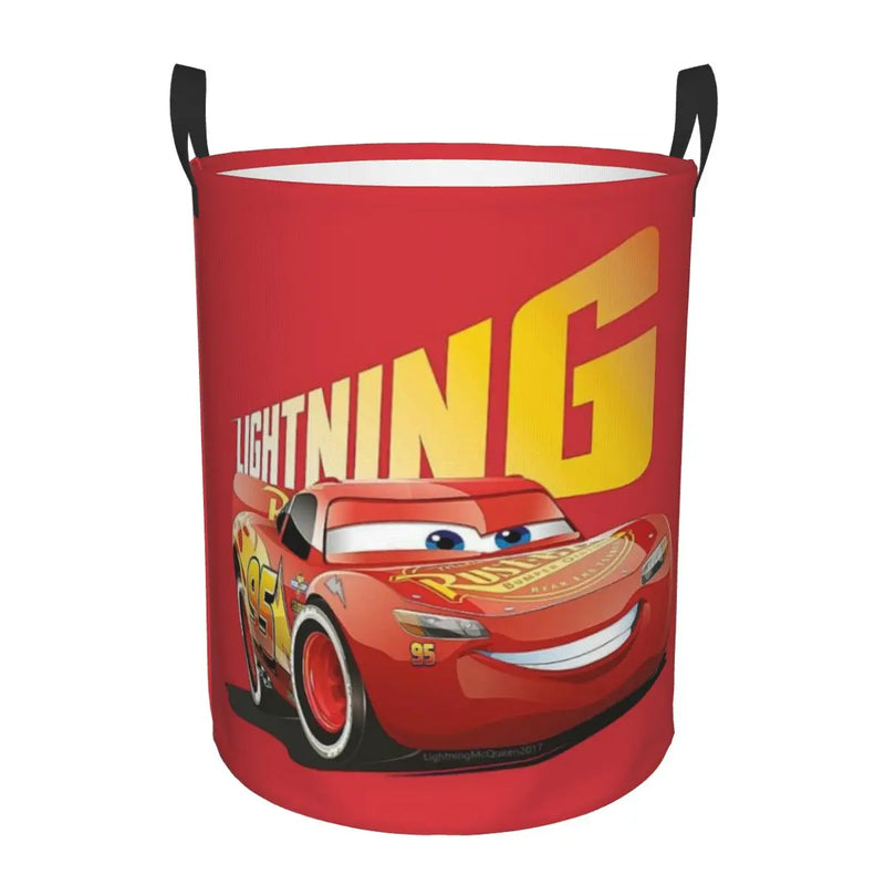 Laundry Basket Cars Lightning McQueen – Spacious and Foldable Clothes Basket