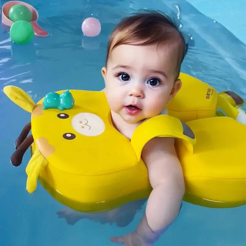 Nieopływowy Baby Swim Float – Wygodny Pływający Pierścień dla Dzieci w wieku 6-36 Miesięcy