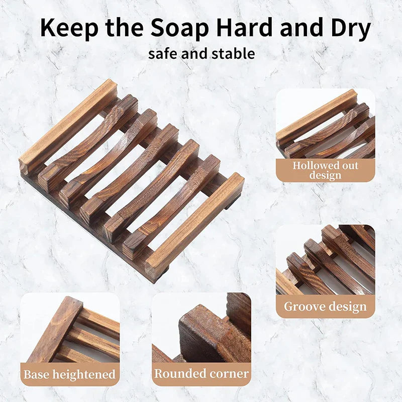 Wooden soap dish - Natural and durable design