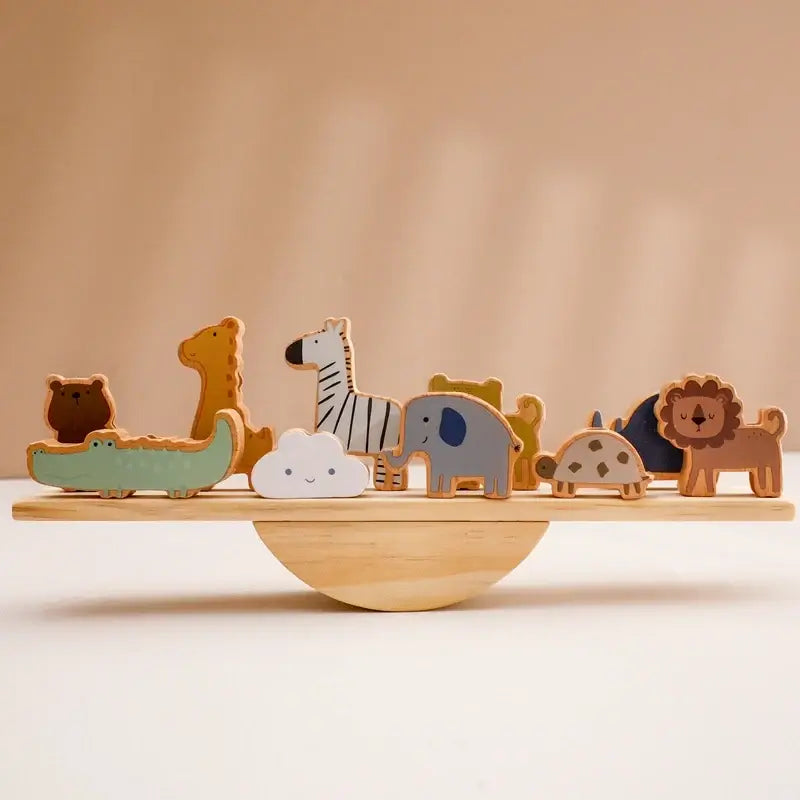 Edukacyjna gra balansowa z zwierzętami – Dla kreatywnej zabawy