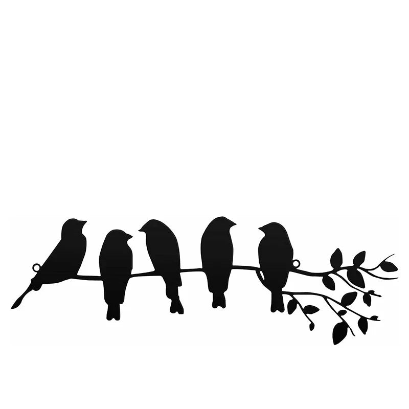 Wall Decoration Birdsong – Atmospheric Sitting Birds