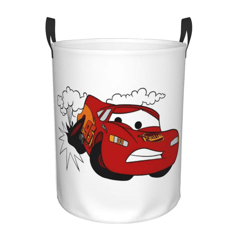 Laundry Basket Cars Lightning McQueen – Spacious and Foldable Clothes Basket