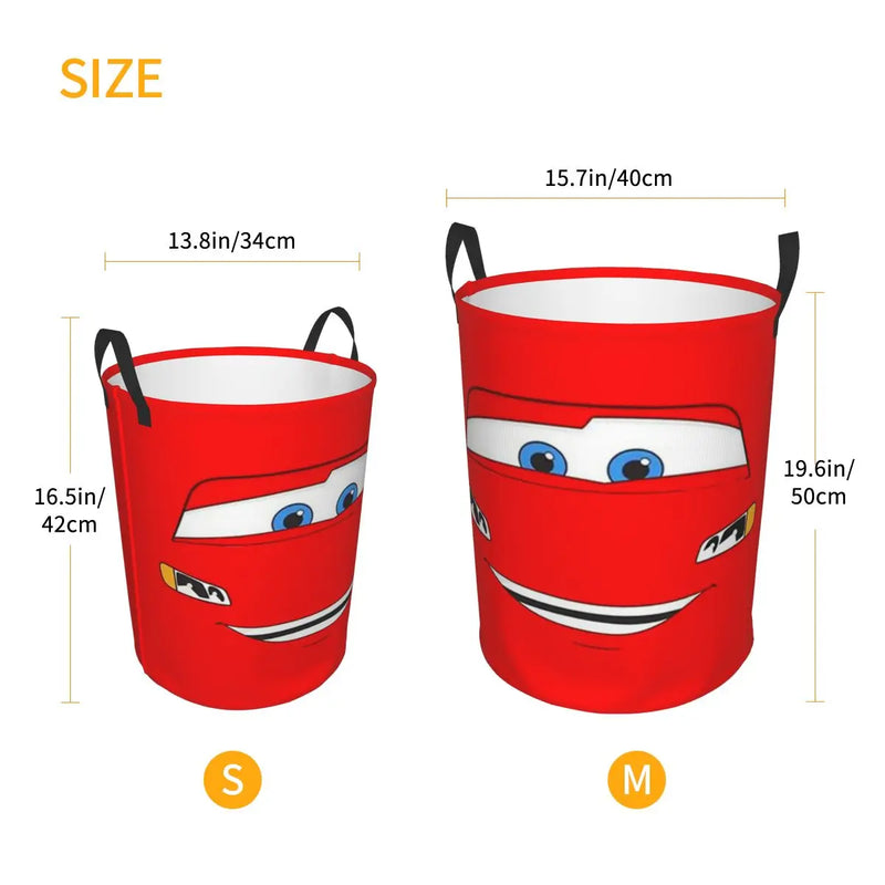Laundry Basket Cars Lightning McQueen – Spacious and Foldable Clothes Basket