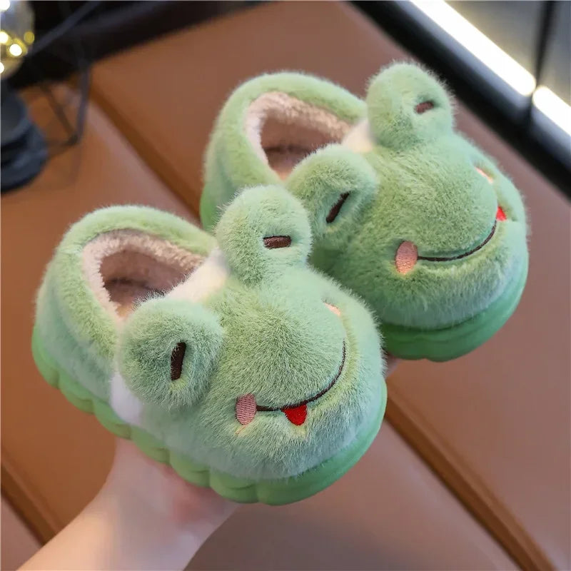 Kapcie Dziecięce Toby Dla Dzieci - Miękkie i Ciepłe Pantofle na Zimę