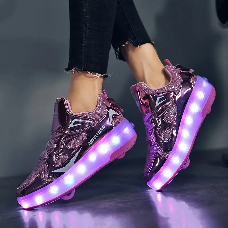 LichtRiders - LED Shoes with Wheels for Children