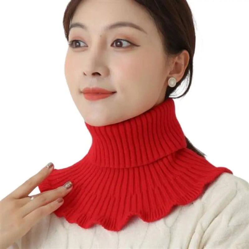 Wiatroszczelny Dzianinowy Kołnierz – Dla Ciepła i Ochrony w Zimie