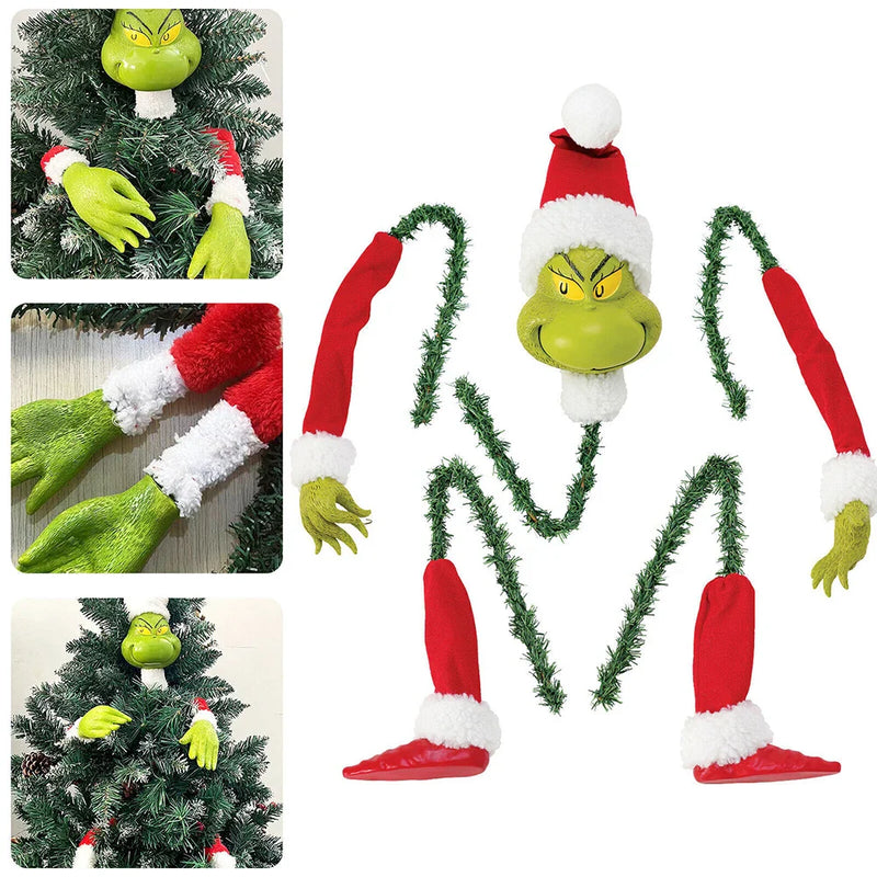 Grinch Decorative Christmas Figurines - For Creative Holiday Joy