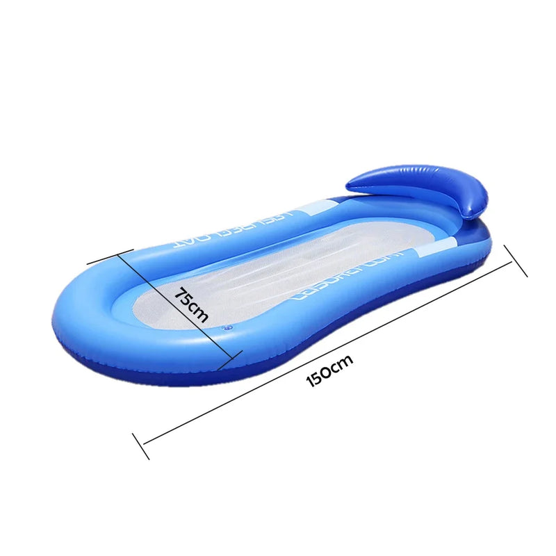 Luksusowa Inflatable Water Hammock - Komfortowy Materac do Pływania na Basenie i Plaży