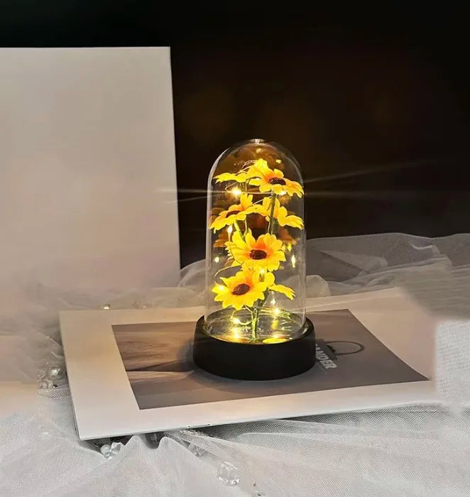 Set Cadou Floarea-Soarelui – Durabil și Simbolic de Ziua Mamei