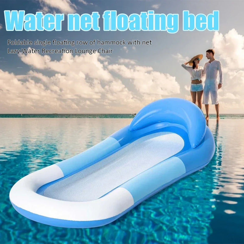 Luksusowa Inflatable Water Hammock - Komfortowy Materac do Pływania na Basenie i Plaży