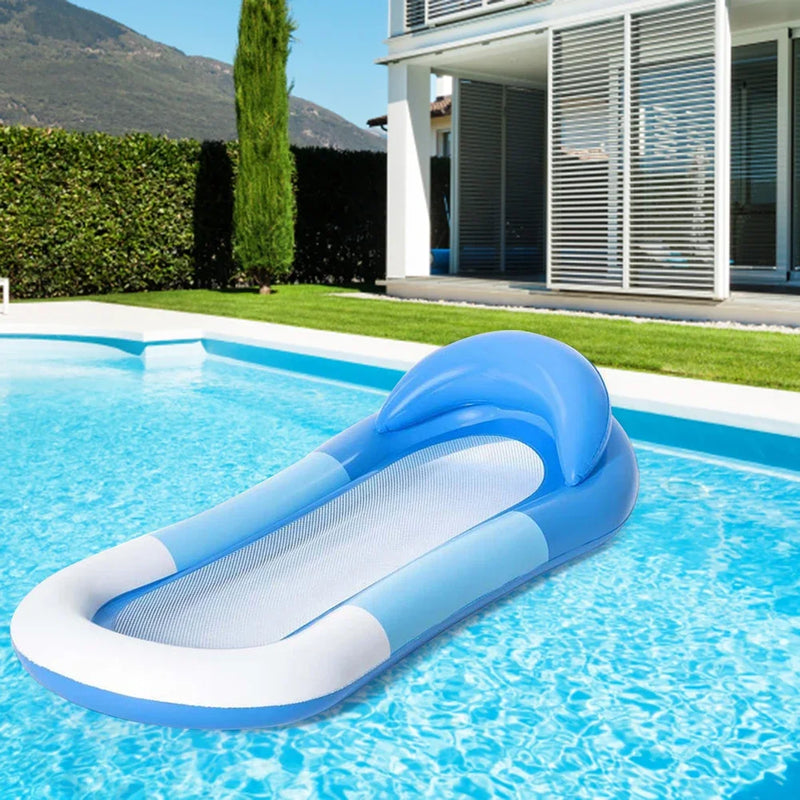Luksusowa Inflatable Water Hammock - Komfortowy Materac do Pływania na Basenie i Plaży
