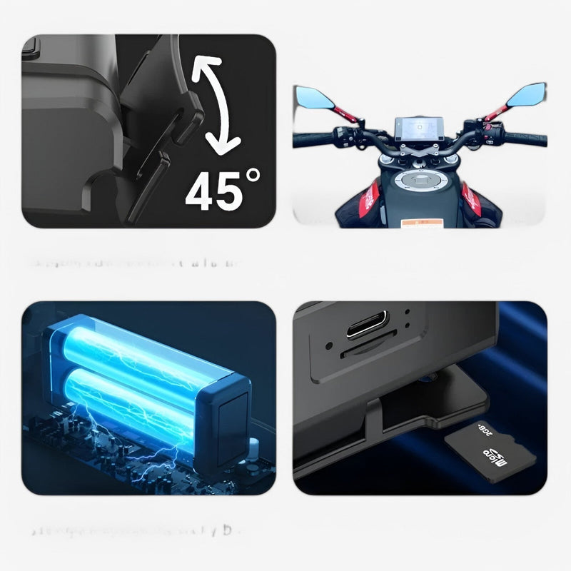 Cameră de acțiune 1080p HD cu funcție de înregistrare activată prin mișcare