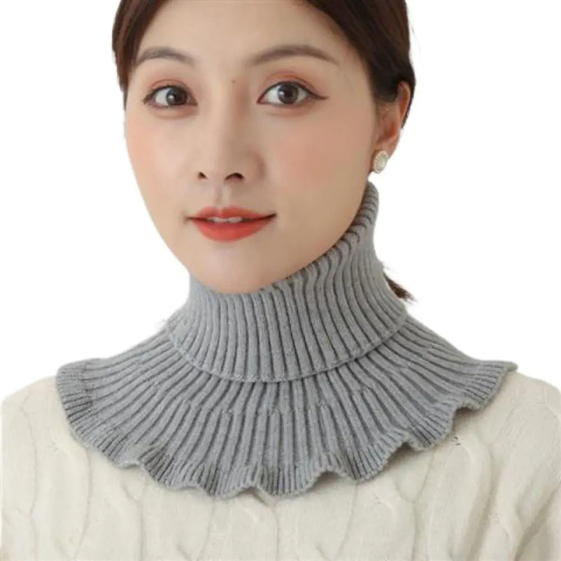 Wiatroszczelny Dzianinowy Kołnierz – Dla Ciepła i Ochrony w Zimie