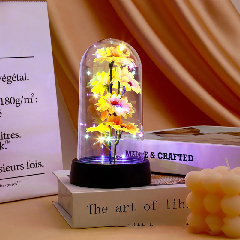 Set Cadou Floarea-Soarelui – Durabil și Simbolic de Ziua Mamei