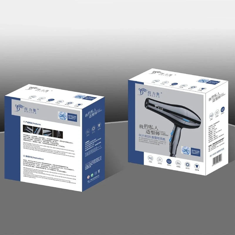 Suszarka Profesjonalna 2200W – Mocne Szybkie Podgrzewanie z Ustawieniami Ciepłego i Zimnego Powietrza