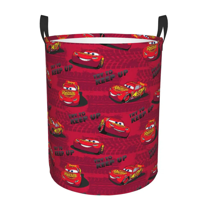 Laundry Basket Cars Lightning McQueen – Spacious and Foldable Clothes Basket