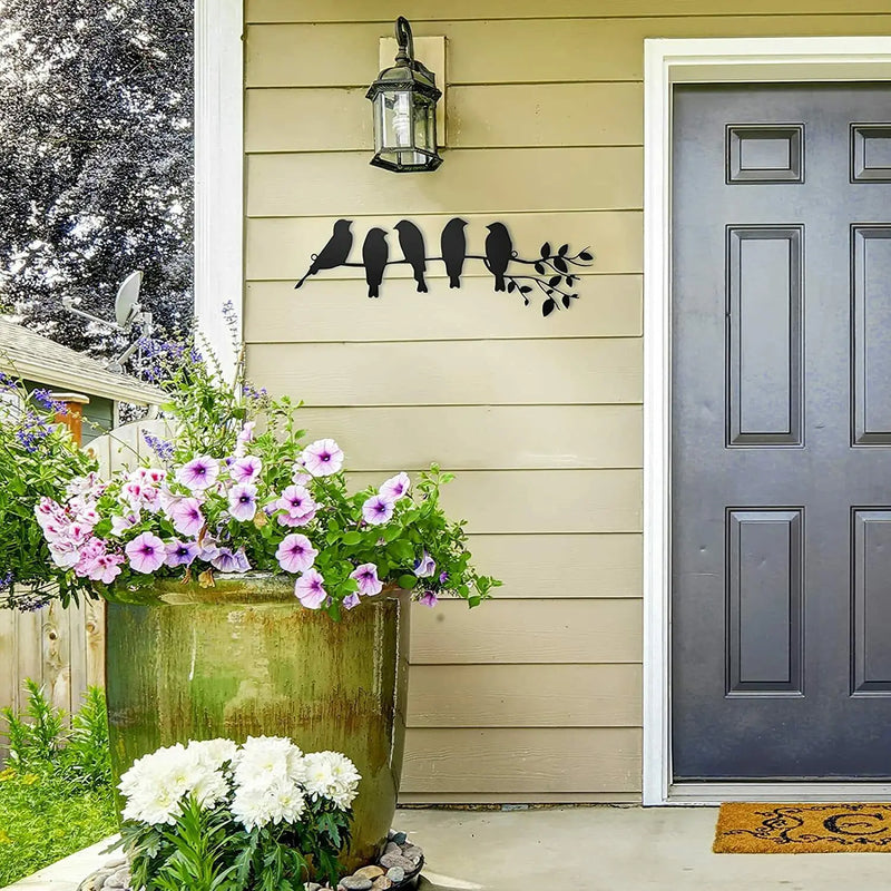 Wall Decoration Birdsong – Atmospheric Sitting Birds