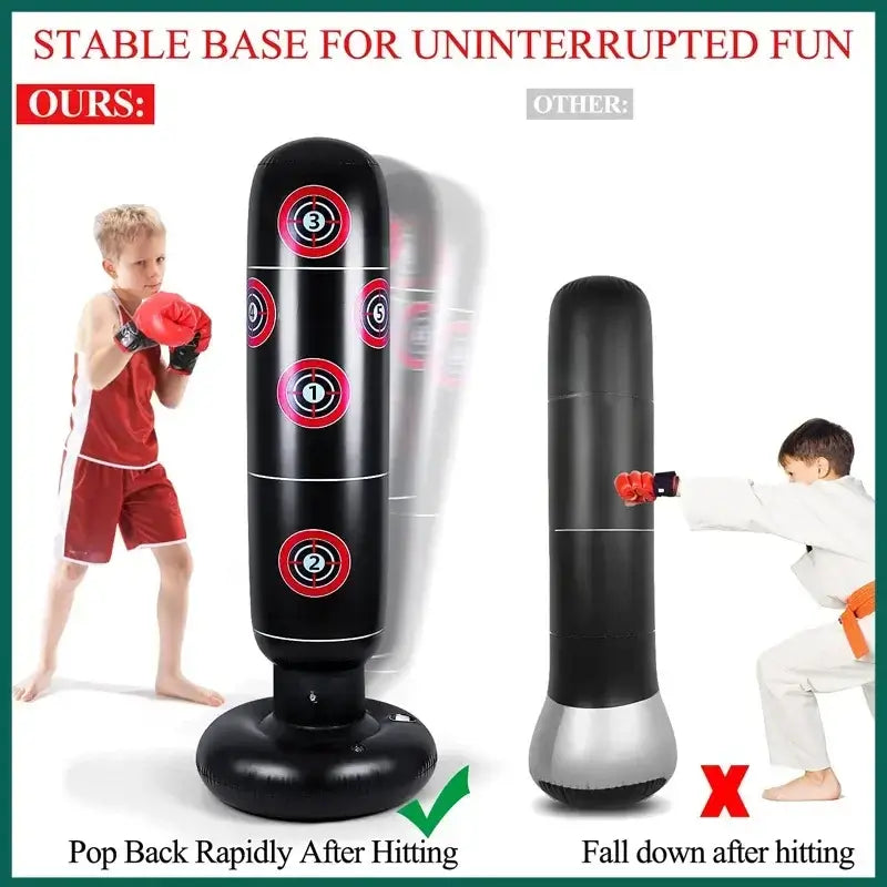 Nadmuchiwany Bokser – Do Treningu i Zabawy