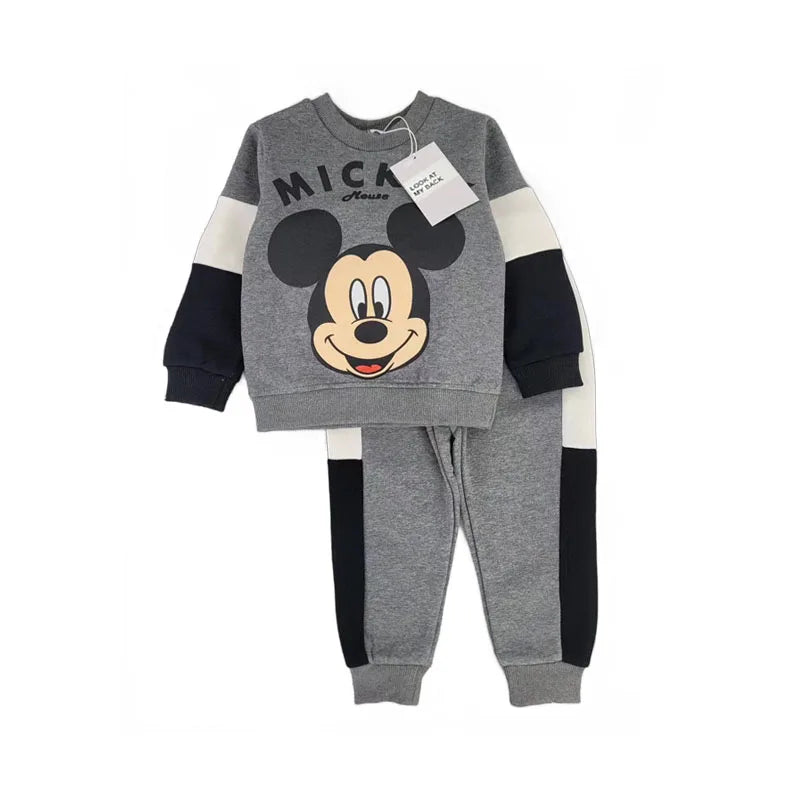 Zestaw Fleece Mickey Mouse dla Dzieci – Bluza z Długim Rękawem i Spodnie