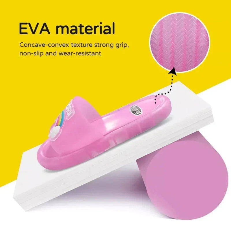 Podświetlane kapcie jednorożca dla dzieci - Radosne i kolorowe